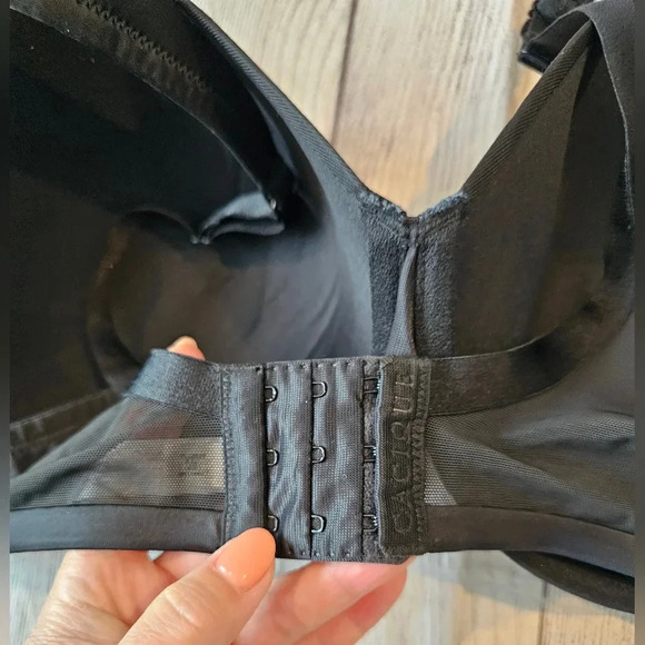 Cacique •Size 44C• Lightly Lined Full Coverage Black Bra New w/ Tags Plus Size - Picture 4 of 7